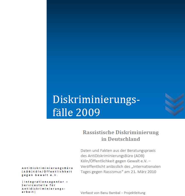 Diskriminierungsfälle 2009*