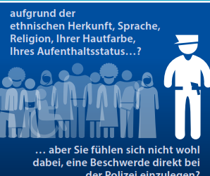 Flyer gegen Polizeigewalt