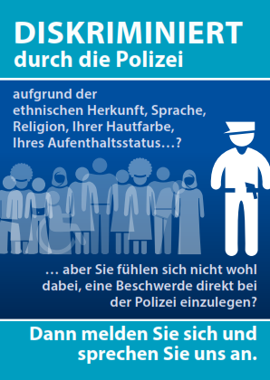 Flyer gegen Polizeigewalt